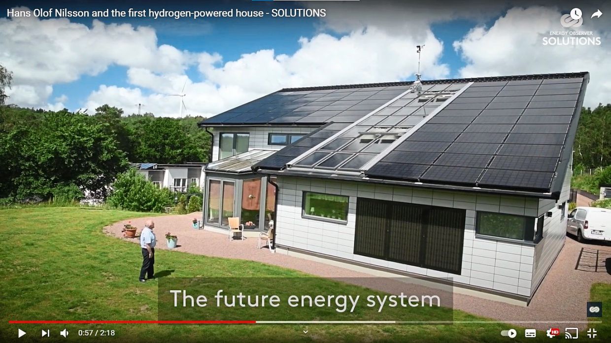 瑞典工程师建造世界上第一座氢动力房屋