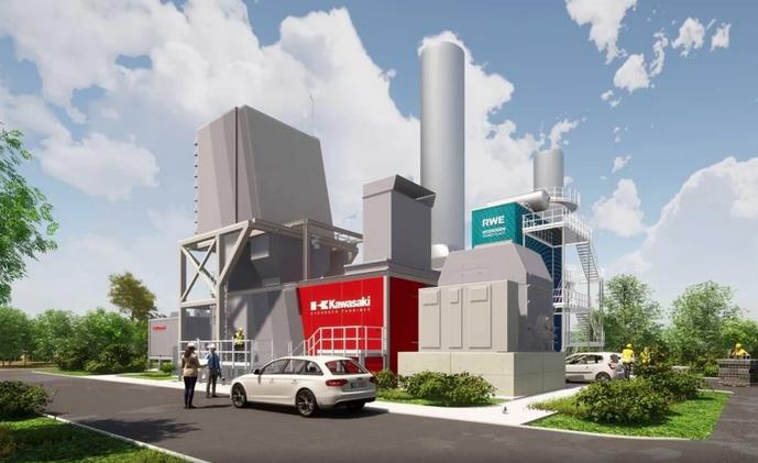 川崎RWE公司将在德国开发“世界上最早的”100%氢燃气轮机发电厂之一.jpg